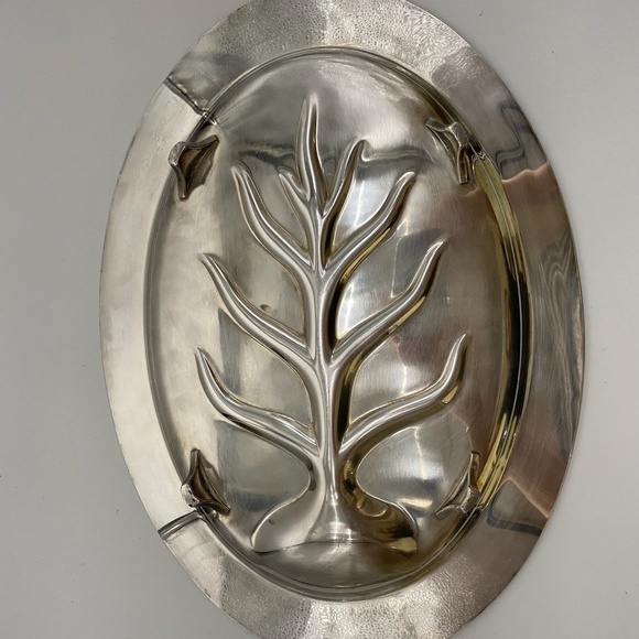 Vintage Wm Rogers Silver Plated Avon #3610 Meat Tray - Picture 5 of 10